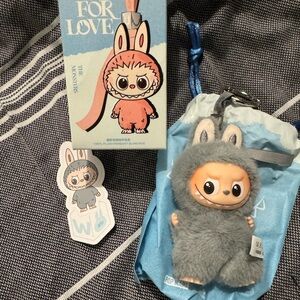 Authentic Pin For Love Plush Keychain